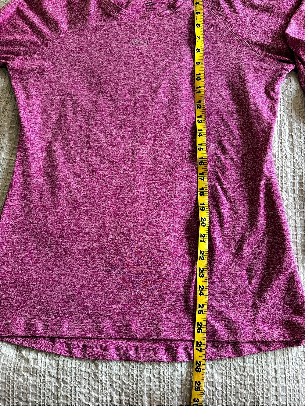 Fleo Foundation Full Long Sleeve Athletic Top Pink XL - Picture 4 of 5
